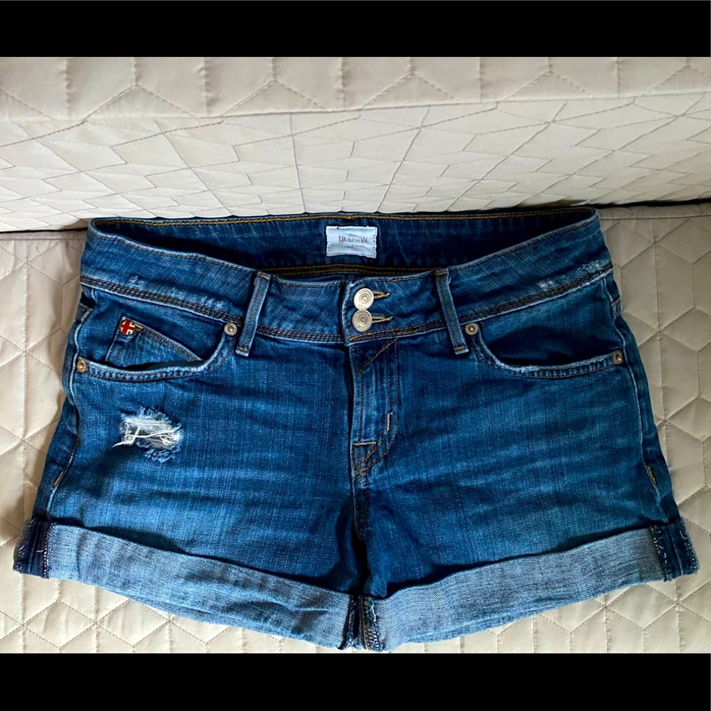 Hudson Jeans Crowley shorts mid rise cuffed 26